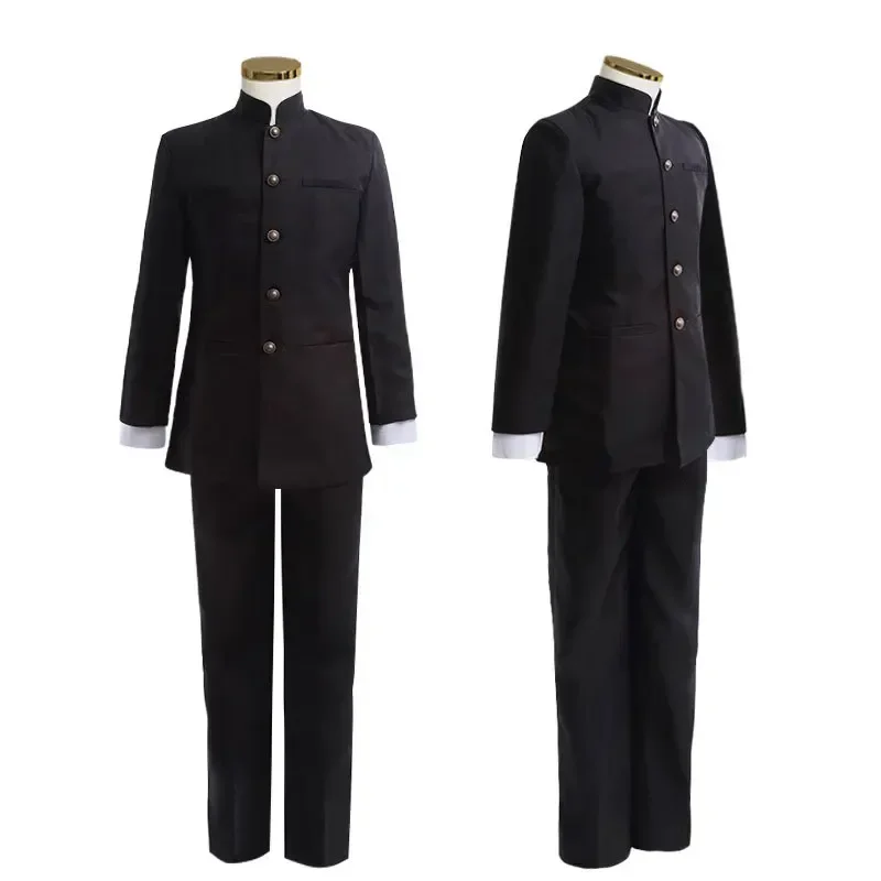 Cosplay Anime Mob Psycho 100 Mobu Saiko Hyaku Kageyama Shigeo disfraz negro Gakuran trajes pantalones superiores para Halloween M17