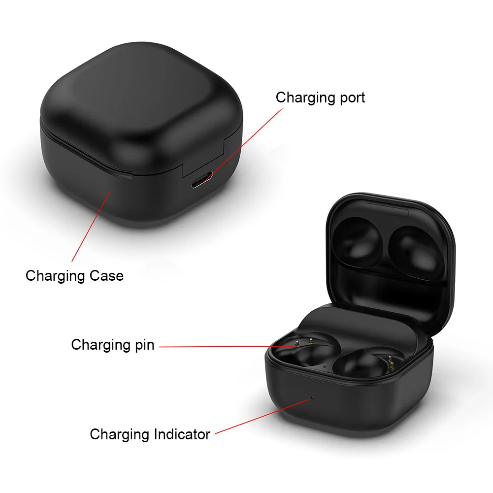 Charging Box For Samsung Galaxy Buds 2 Pro Earbuds Wireless Paring Replacement Earphone Charger Box 600mAh For Galaxy Buds 2 Pro