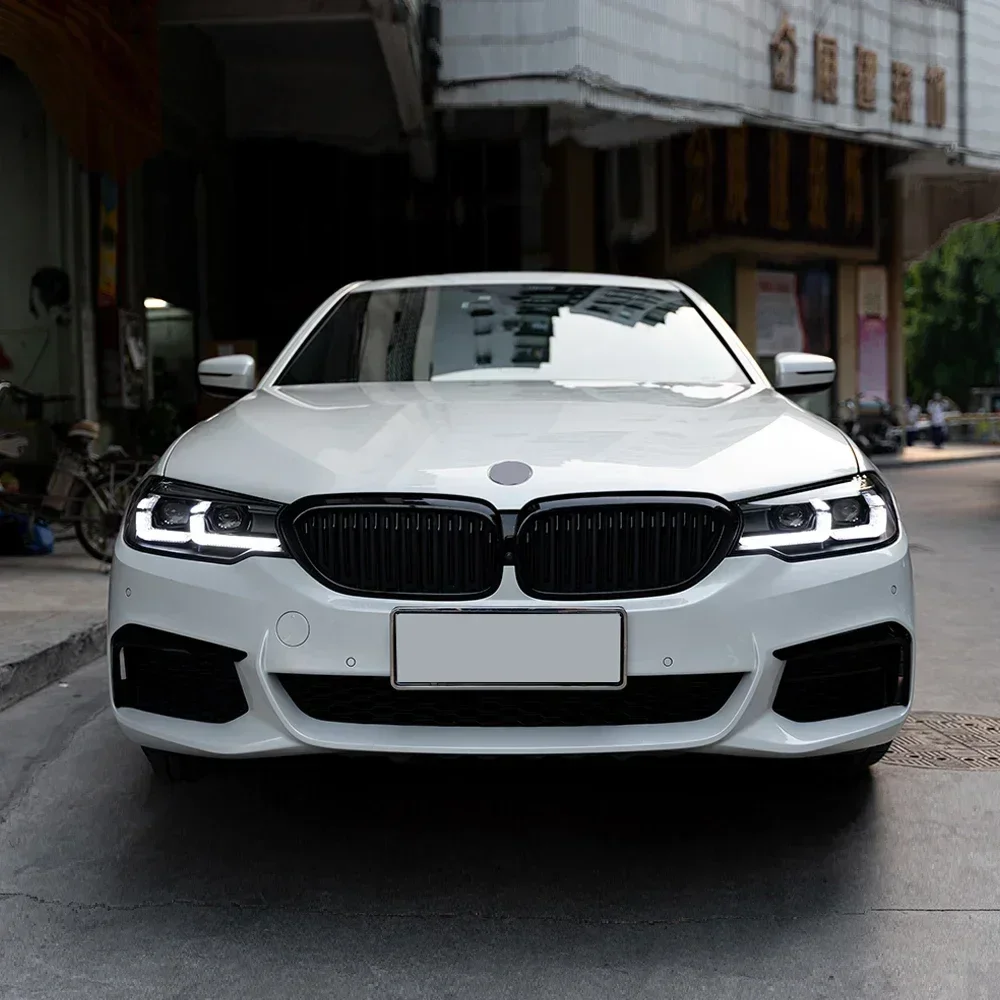 

Обновление автомобильных фар в сборе для BMW 5 серии G30 G38 518i 520i 530i 540i 550i 2018-2021, линзы светодиодного проектора, автоаксессуары