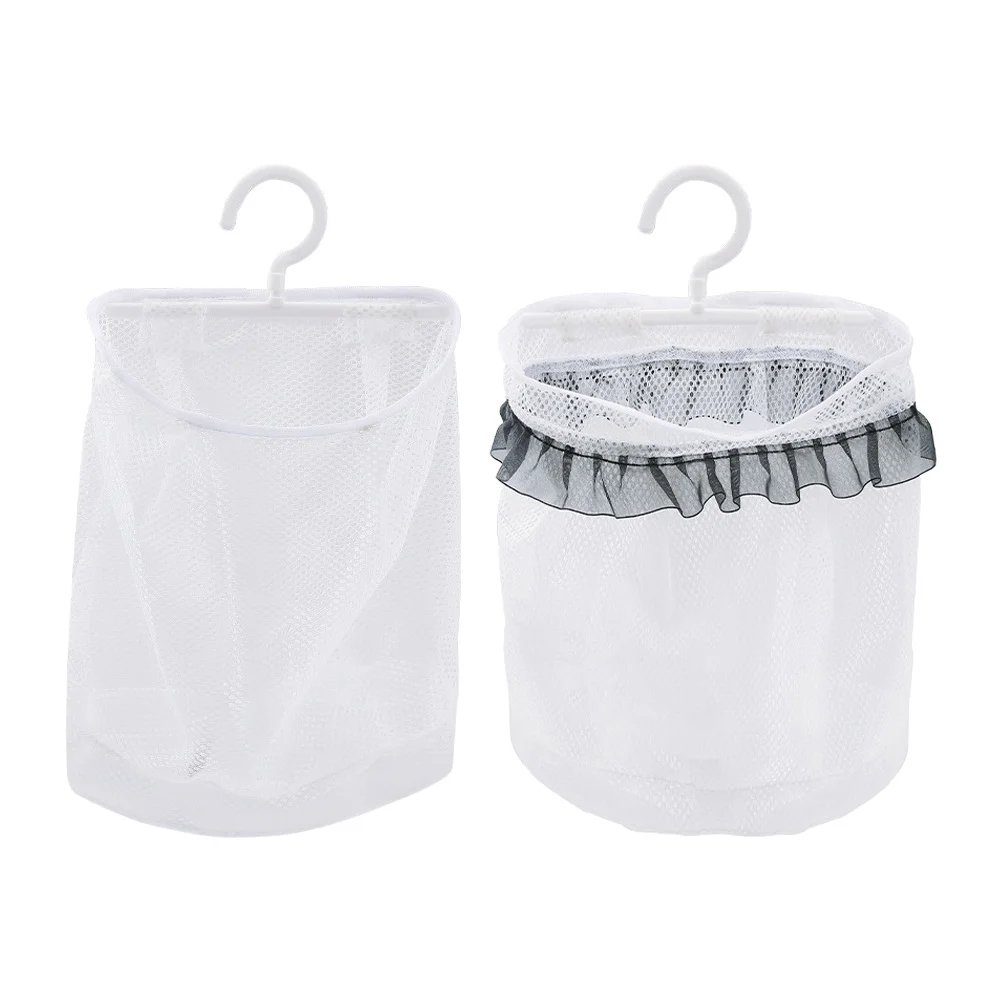 

2pcs Storage Net Bags Household Mesh Pouch Wall Hanging For Kitchen Closet Bedroom Multi-Function Organizer Bag