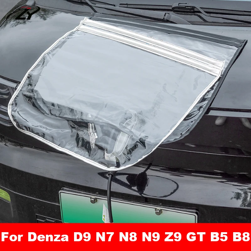 New Energy EV Charging Port Rain Cover Magnet Waterproof Outdoor Charger Gun Protective Cover for Denza D9 N7 N8 N9 Z9 GT B5 B8