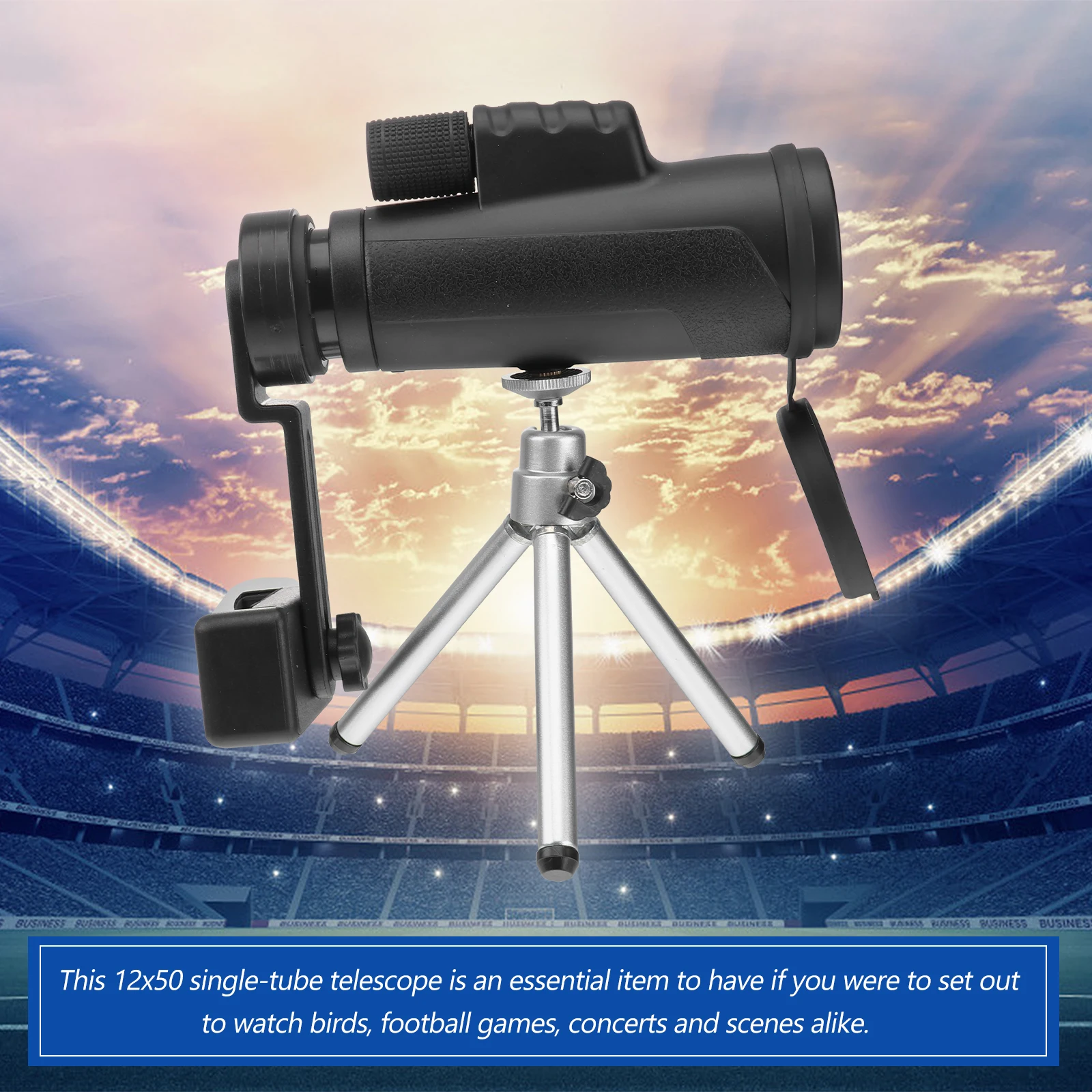 

Telescope Telescopes Bird Watching High-Definition Portable with Tripod Monocular