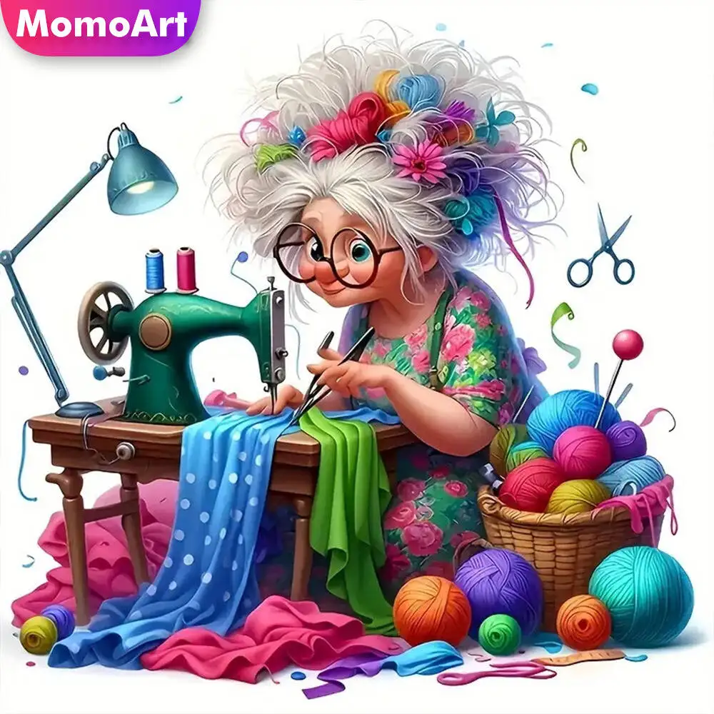 Momoart Bär Diamant Mosaik Tier voller Runde Diamant Malerei Mond Stickerei neue Ankunft handgemachte Hobby