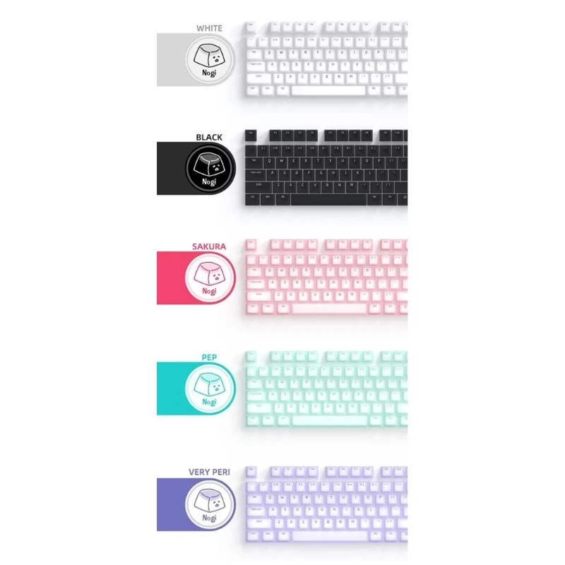 Imagem -05 - Teclas Keycaps Abs Silicone Backlights Cap Conjunto para 21 61 87 104 108 Teclas Mecânica Teclado Substituição Keycap 104