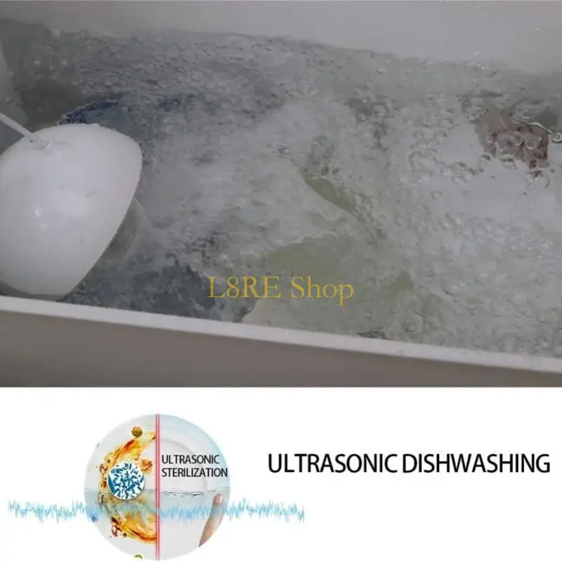 L8re cucina in lavastoviglie USB Mini materiale plastico per lavastoviglie ultrasuoni portatile