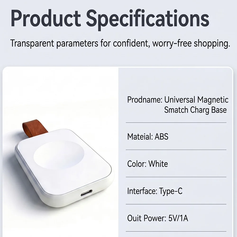 Smart Watch Charger Dock For GS Ultra8+/GS3 Cyber/Ultra8 mini/Ultra8/GS8+ Ultra/GS8 Ultra/Pro Max/Max/Mini/G3 Pro Charging Cable