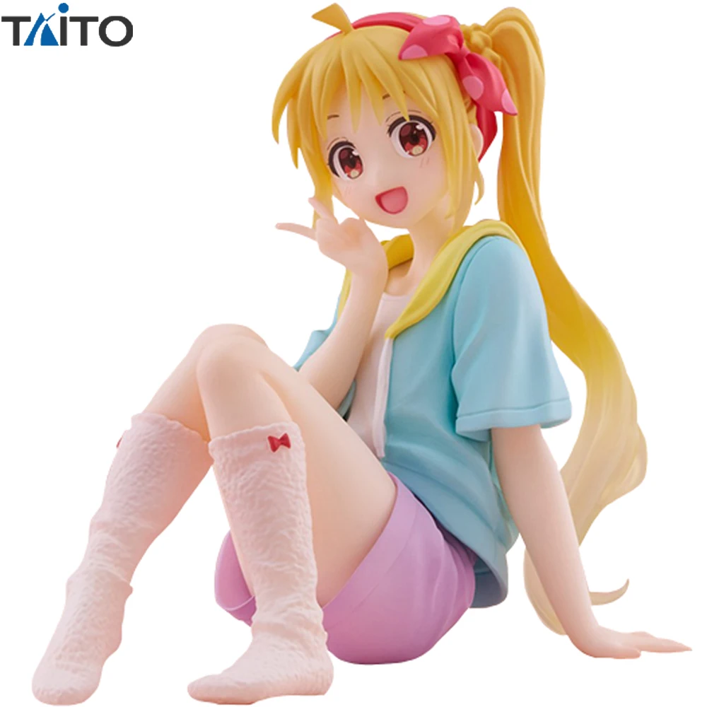 TAITO Desktop Cute Bocchi the Rock! Ijichi Nijika Roomwear ver. 13cm Bishoujo Doll Anime Figure Collectible Model Toy Gift