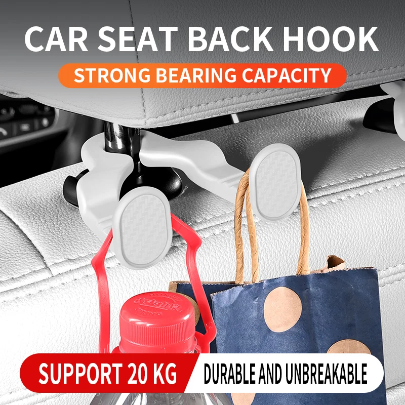 Car seat hook Multi-functional headrest seat back car hook Creative hidden hook bracket car accessories