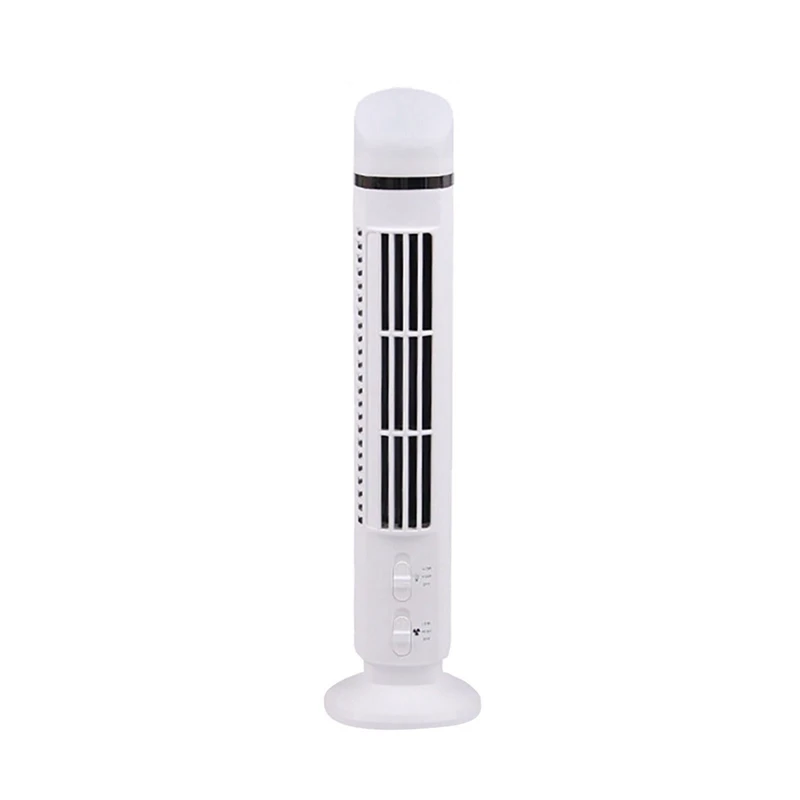 Portable Air Cooler Fan,Streamlined Tower Fan With LED,Powerful Wind,Space-Saving, Bladeless Design, USB Interface