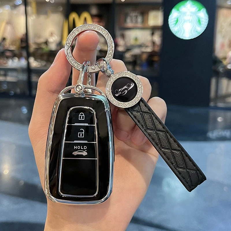 

TPU Car Remote Key Case Cover For Toyota CHR Prado 2017 2018 Prius Camry Corolla RAV4 2020 2022 2023 2024 Car Accessories