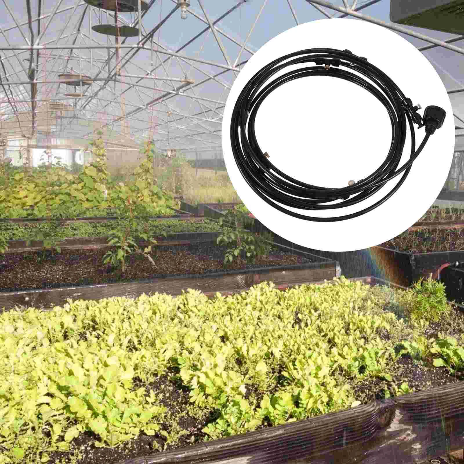 

Atomized Copper Nozzle Micro Garden Irrigation Sprinkle Flow Drip System Patio Misting Hose