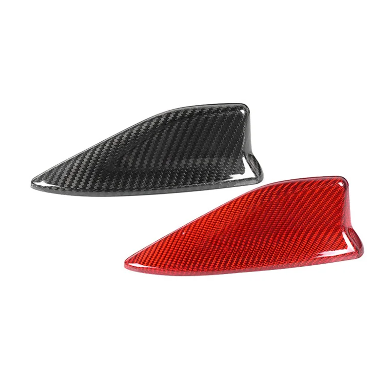 For Toyota Camry 2022 2023 Real Carbon Fiber Accessories Exterior Trim Car Roof Shark Fin Signal Antenna Trim Cover Sticker