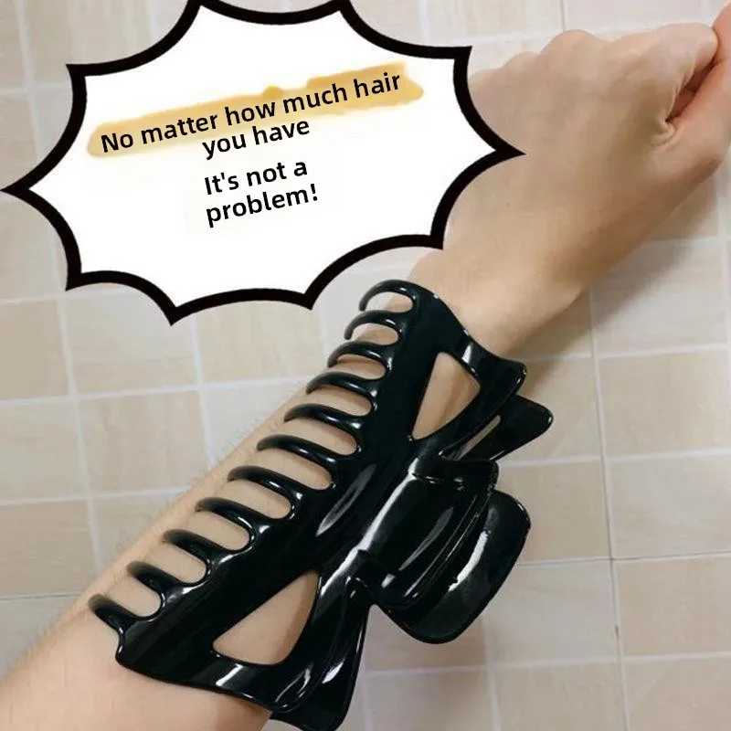 

Extra Large Hair Claw Clip Bath Accessories Shark Clip Thick Hair Back of Head Special Large Size Hair Claw for Lots of Hair