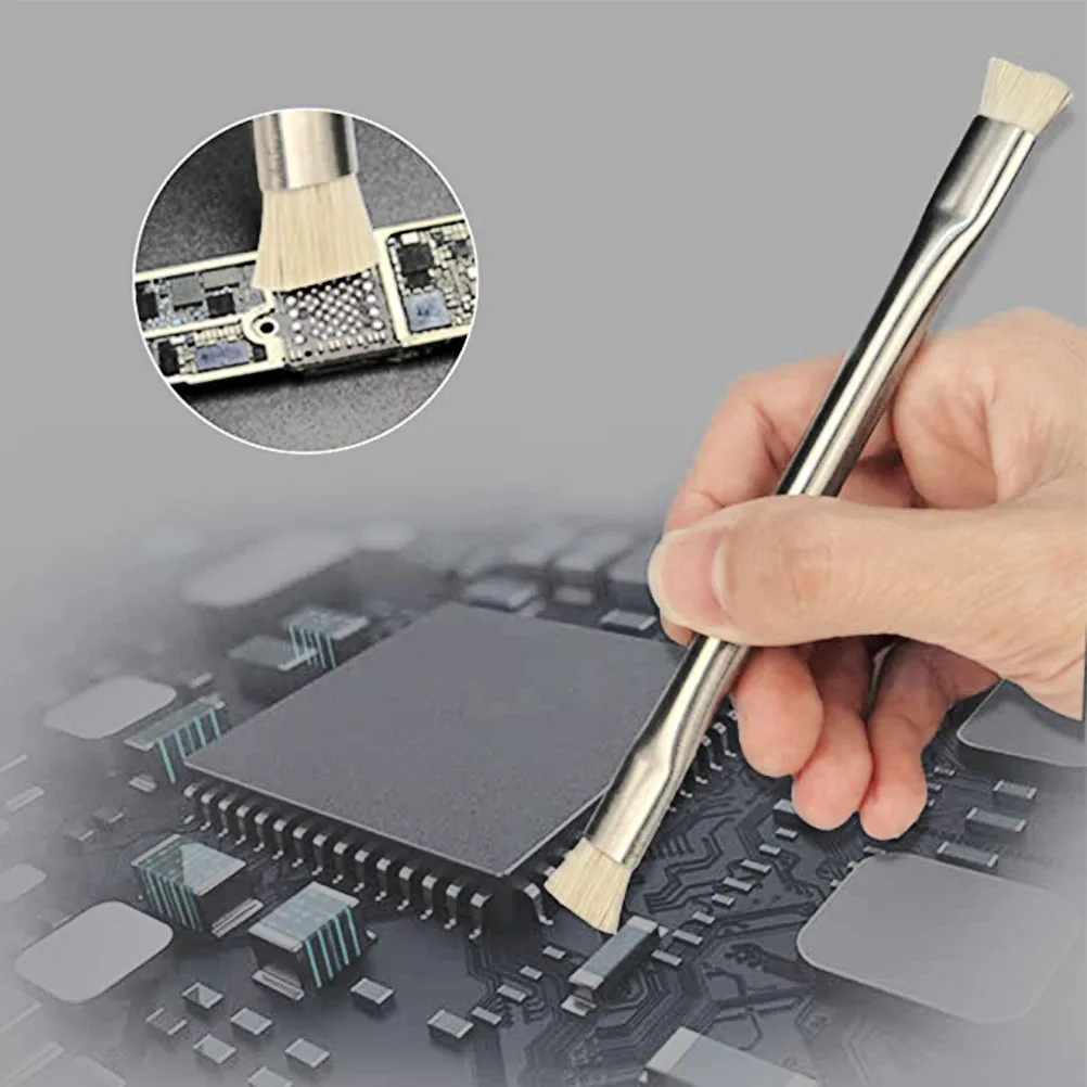 

Anti Static Brush Double Head Premium Cleaning Tool For Mobile Phones Computers Keyboards Razor Details Cleaning Lightweight