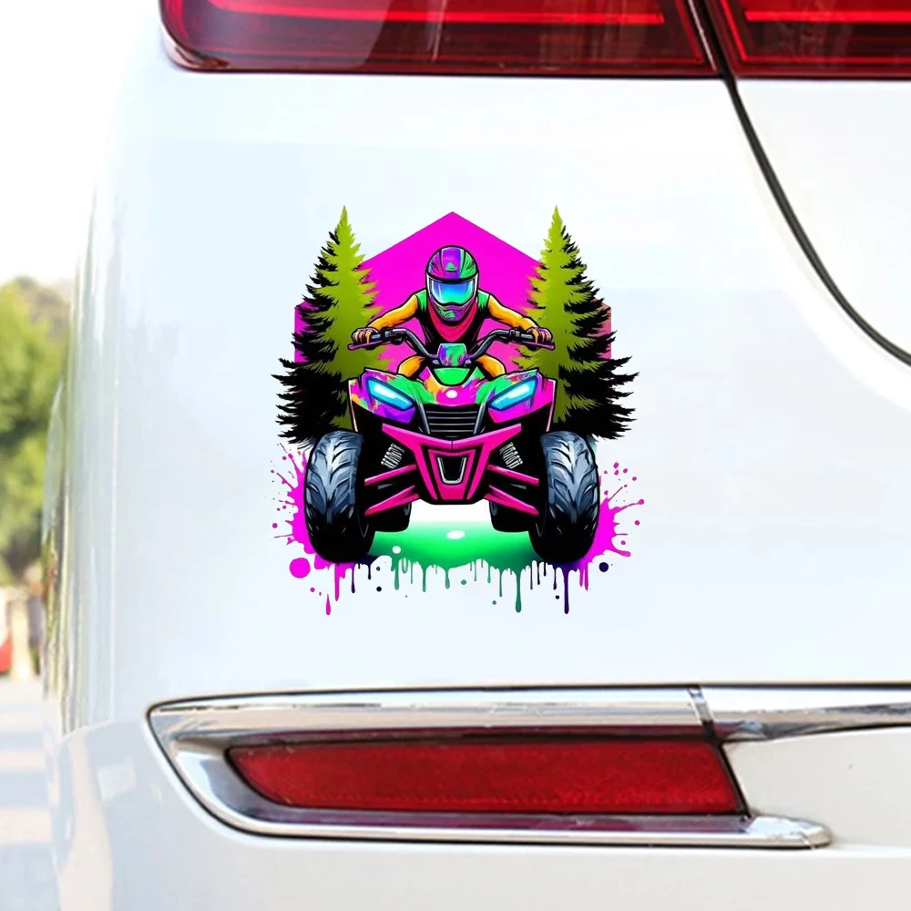 

Colorful Motorcycle Decals, Self-adhesive, Waterproof Vinyl Stickers for Car, Bumper, Window, Laptop, Glass Surface
