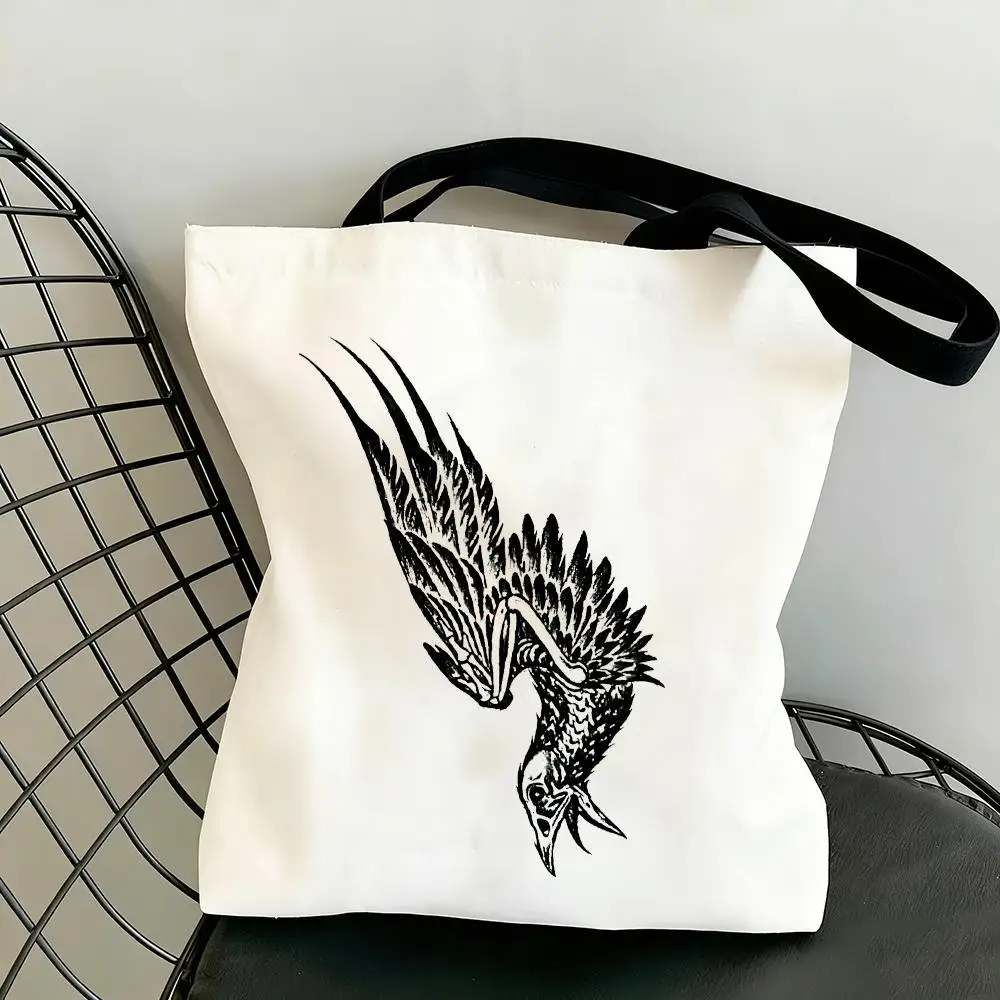 

True Detective TV Storage Bags Fashionable Multi Use Large Capacity Lightweight Eco Canvas Shoulder Tote