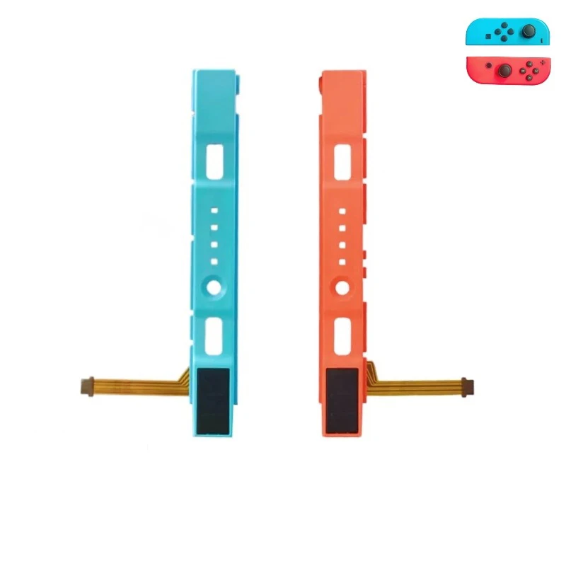 Repart Part Replacement for Switch /OLED Console Right+Left Slide Rail+Lock Buckles Latches for Switch JoyCon Accessories