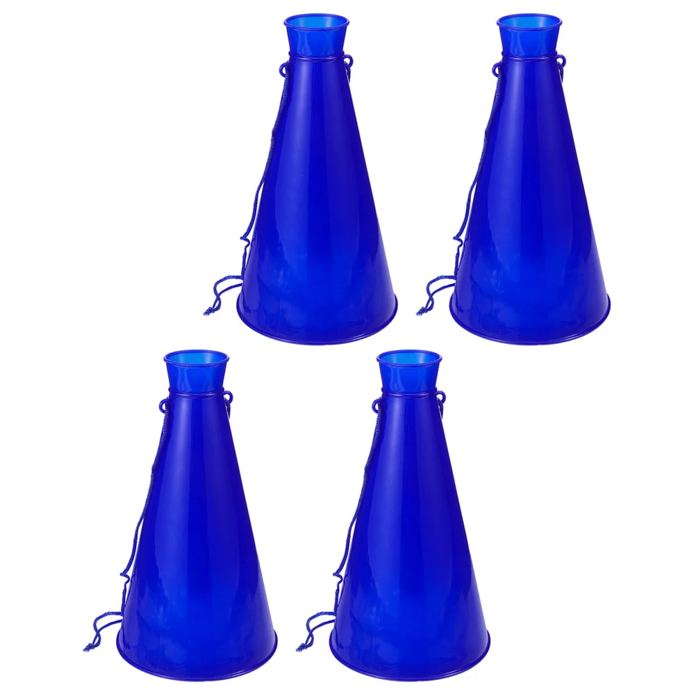 4 Pcs Cheering Horn Playthings Soccer Toy Megaphone Mini Megaphones Plastic Cheerleading Speaker