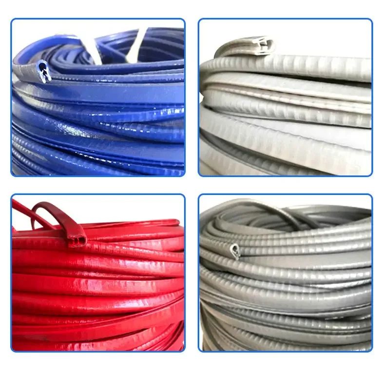 شريط مضاد للتصادمات لباب السيارة على شكل حرف U، شريط حماية مضاد للخدش لختم باب السيارة #5