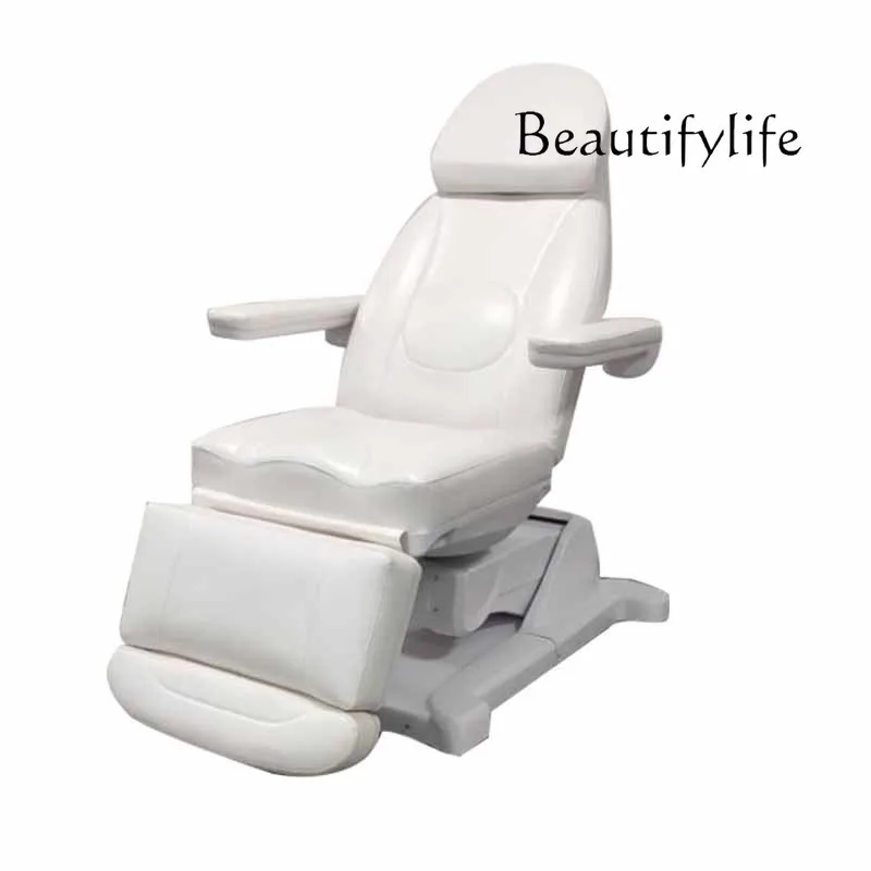 For Beauty Salons Micro-Whole Injection Surgery Bed Electric Lift Beauty Care Bed Multi-Function Rotating Eyelash Tattoo Chair