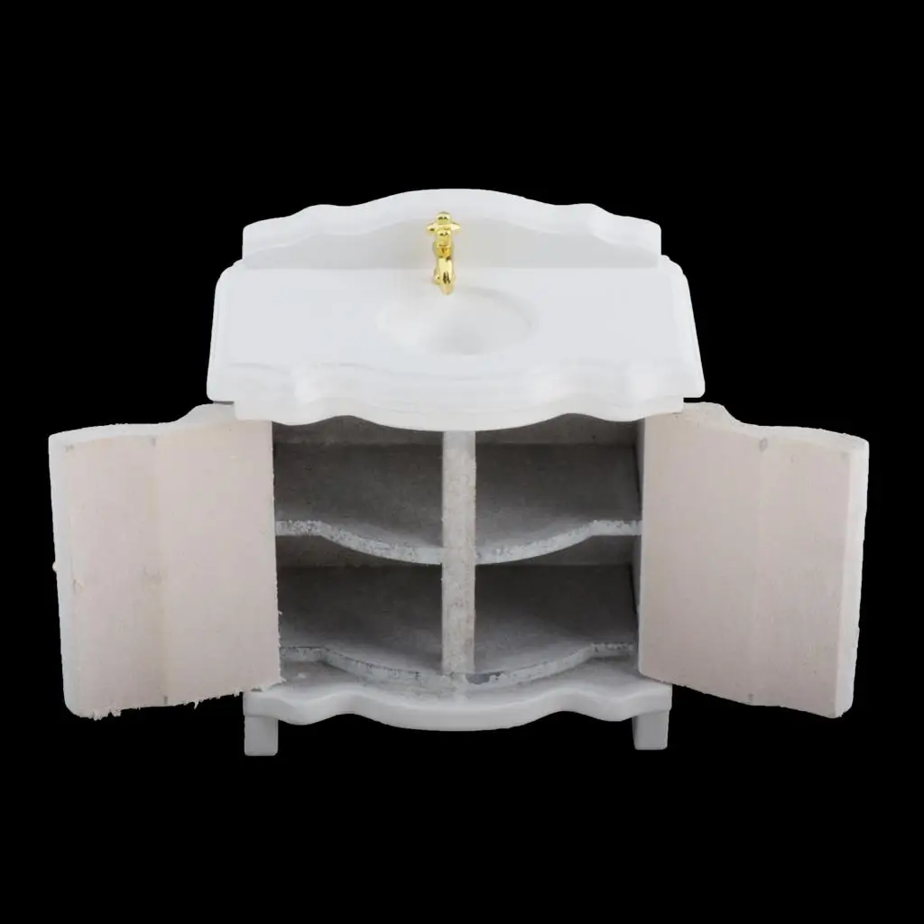 

1/12 кукольный домик, белый умывальник, раковина, корпус, модель мебели, игрушки