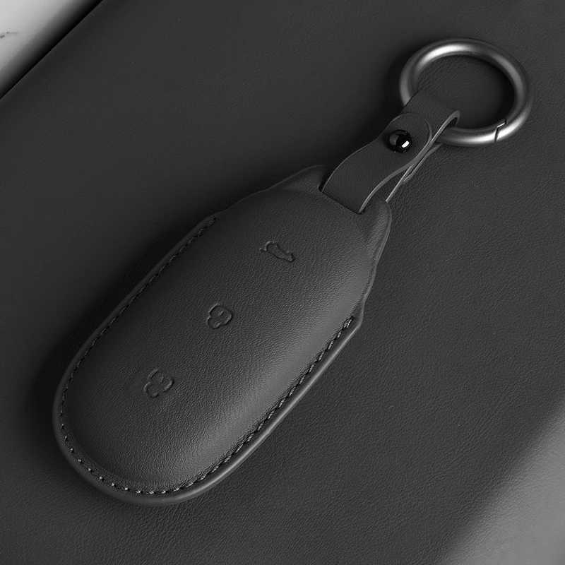 

Car Key Case Cover For Lixiang L7 L8 L9 2021 2022 2023 Li Leather Car Keychian For Leading Ideal