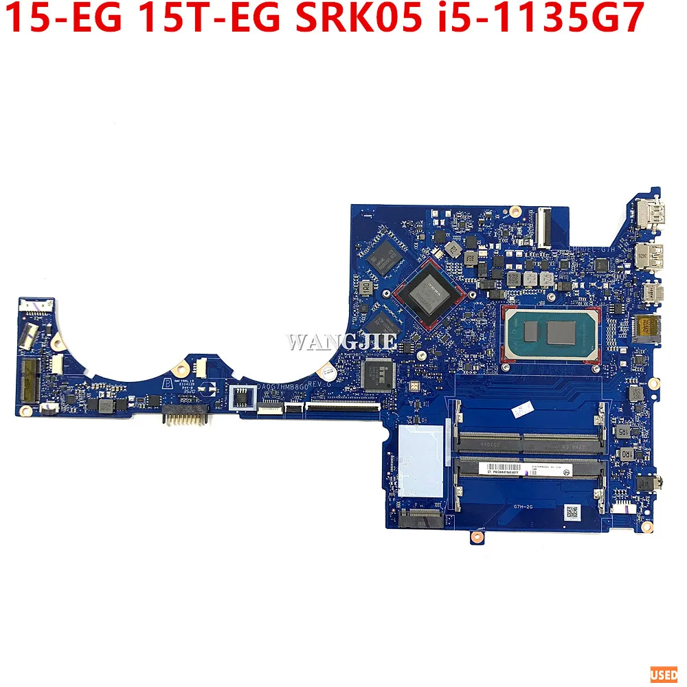 Laptop Motherboard DA0G7HMB8G0 FOR HP 15-EG 15T-EG SRK05 i5-1135G7 N18S-G5-A1 GPU 100% Fully Tested and Works