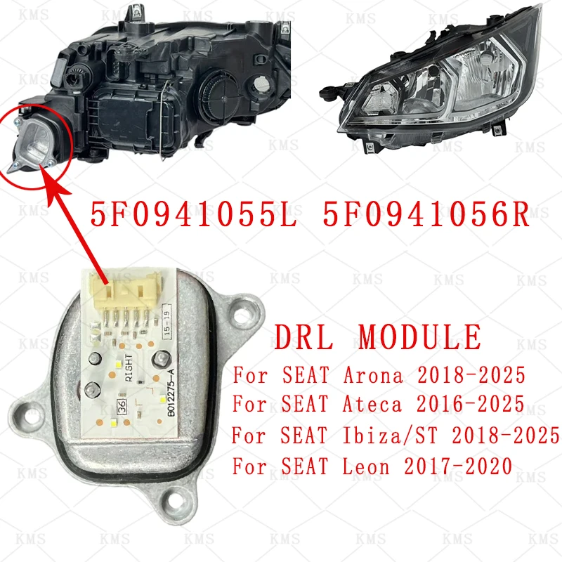 5f0941056-5f0941055-seat-arona-ateca-ibiza-leon用-デイタイムランニングライトモジュール-ledエンジェルアイ光源