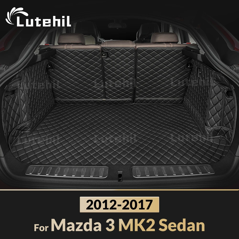 

Для Mazda 3 MK2 седан 2012-2017 16 15 14 13 авто полное покрытие багажник коврик автомобильный багажник коврик грузовой подкладка аксессуары для интерьера