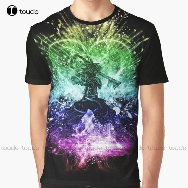 Kingdom Storm-Rainbow Version Graphic T-Shirt Custom Aldult Teen Unisex Digital Printing Tee Shirts Custom Gift Xxs-5Xl