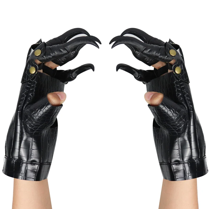 2025 New Halloween Carnival Party Props Accessories Cosplay Dress-up Gloves Simulated Dragon Claws