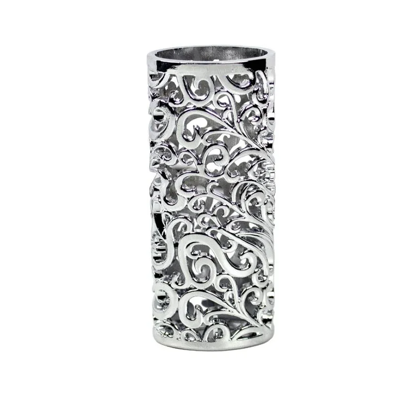 Metal Lighter Sleeve Cover Holder for BIC J6 Unique Gift for Smokers with Retro Hollow Out Design