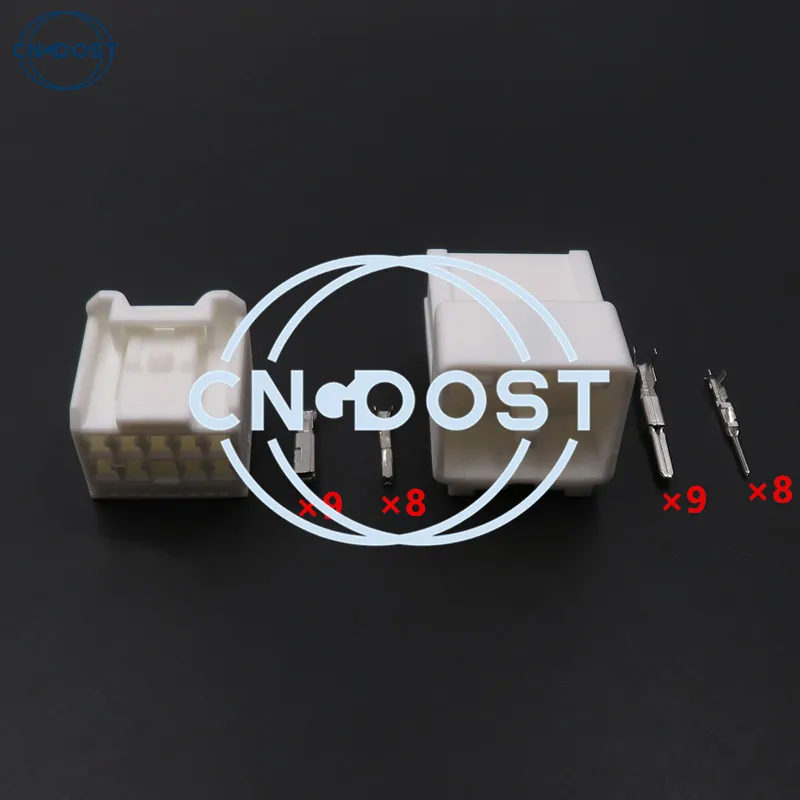 

1 комплект, 17-контактный 6098-3893 6098-3933 переменного тока в сборе, автомобильный провод, вилка кабеля, автомобильная композитная розетка, автоаксессуары