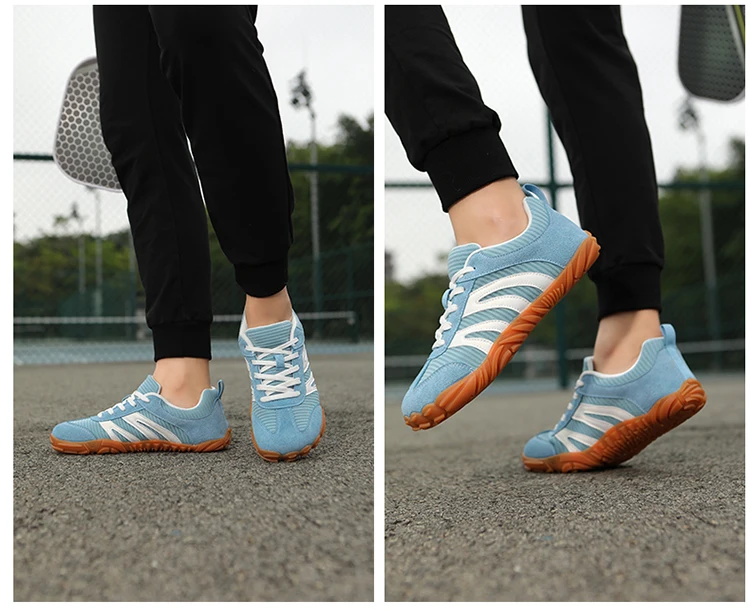Unisex Barfußschuhe mit breiter Zehenpartie, Freizeit-Sportschuhe für Damen, Laufschuhe, minimalistische, rutschfeste, atmungsaktive Walking-Sportschuhe – Detail 20