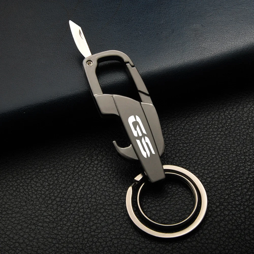 For BMW GS Series Titanium Motocar Key Chain Super Lightweight Titanium EDC Tool Keychain Hanging Buckle Motorcycle Key Chain image 3