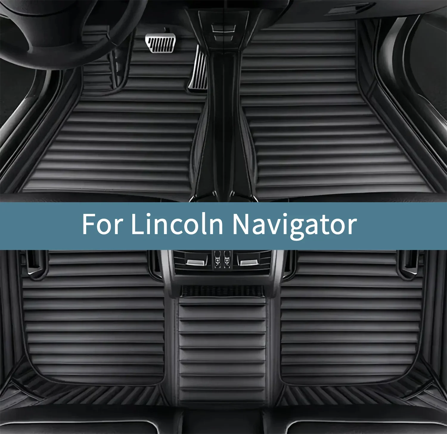 Car Floor Mats For Lincoln Navigator 2021 2022 2023 2024 2025 2026 Leather Floor Mats For Cars All Weather Waterproof