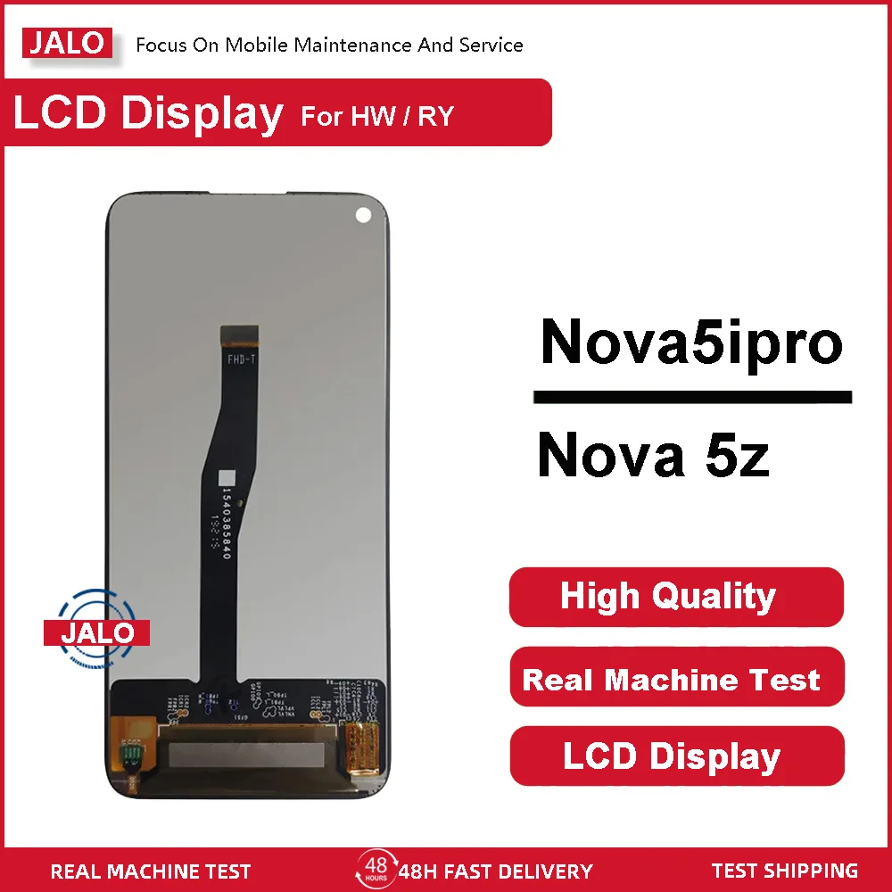 JALO شاشات الهاتف المحمول LCD لهواوي نوفا 5z نوفا 5 برو قسط شاشة LCD عرض الجمعية شاشة تعمل باللمس استبدال لوحة ال سي دي