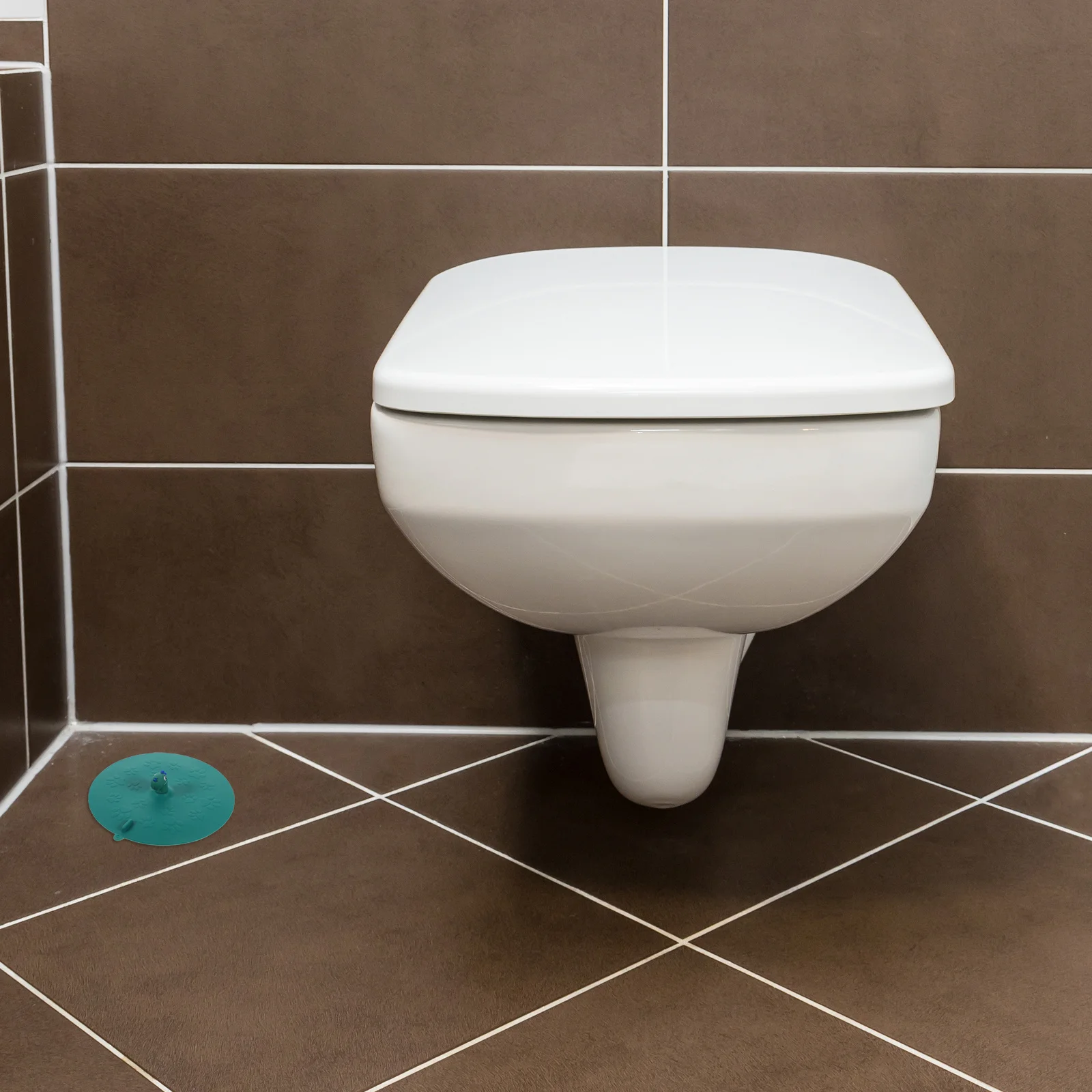 سيليكون غطاء لبالوعة بالأرضية الكرتون ديناصور المضادة للرائحة سهلة التنظيف قابلة لإعادة الاستخدام الحمام حصيرة غطاء لبالوعة بالأرضية اكسسوارات الحمام