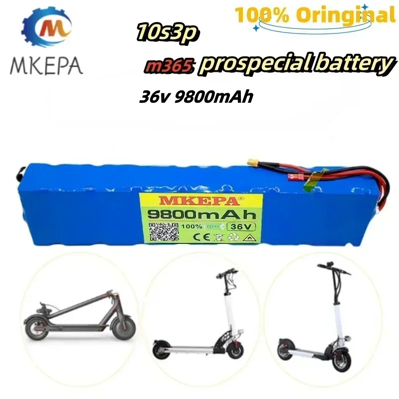 Para scooters Xiaomi 10S3P 36V 9800mAh 36v batería de Scooter eléctrico 18650 litio M365 Scooter eléctrico 36v batería Scooter