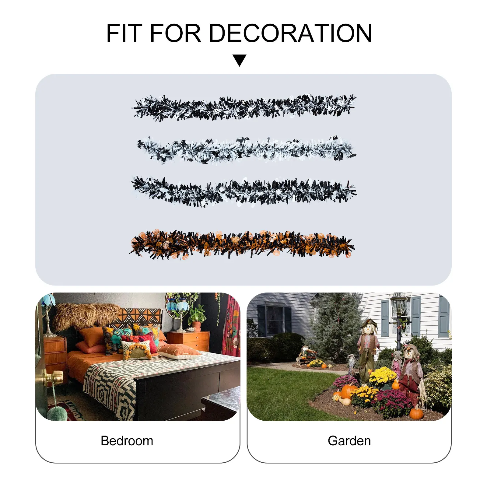 

4 Pcs Pumpkin Witch Bat Ghost Decoration Halloween Festival Decorations Decors Spiral Pendants Hanging Plastic DIY Garland