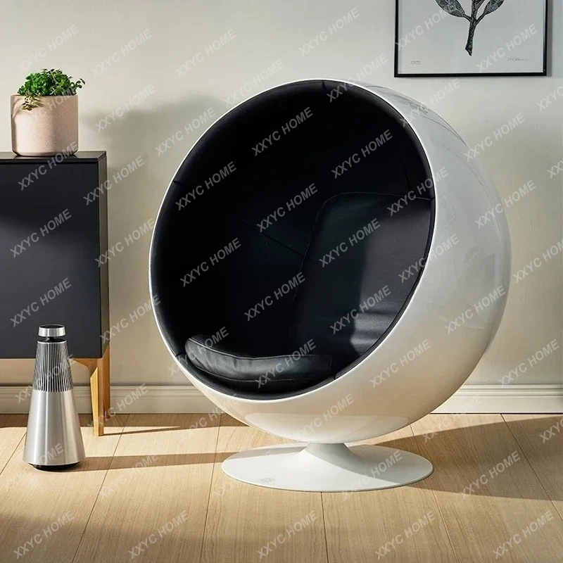 غرفة المعيشة الترفيه البيضاوي الكرة المدببة قذيفة البيض أريكة الفضاء كبسولة مقعد فقاعة #5