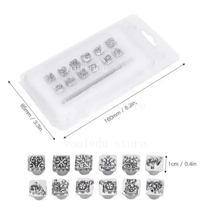 Stamps For Embossing Leather Tools Handmade DIY Craft Work Zodiac Grass Constellation Animal Mold  Set Metal Stamping Tool