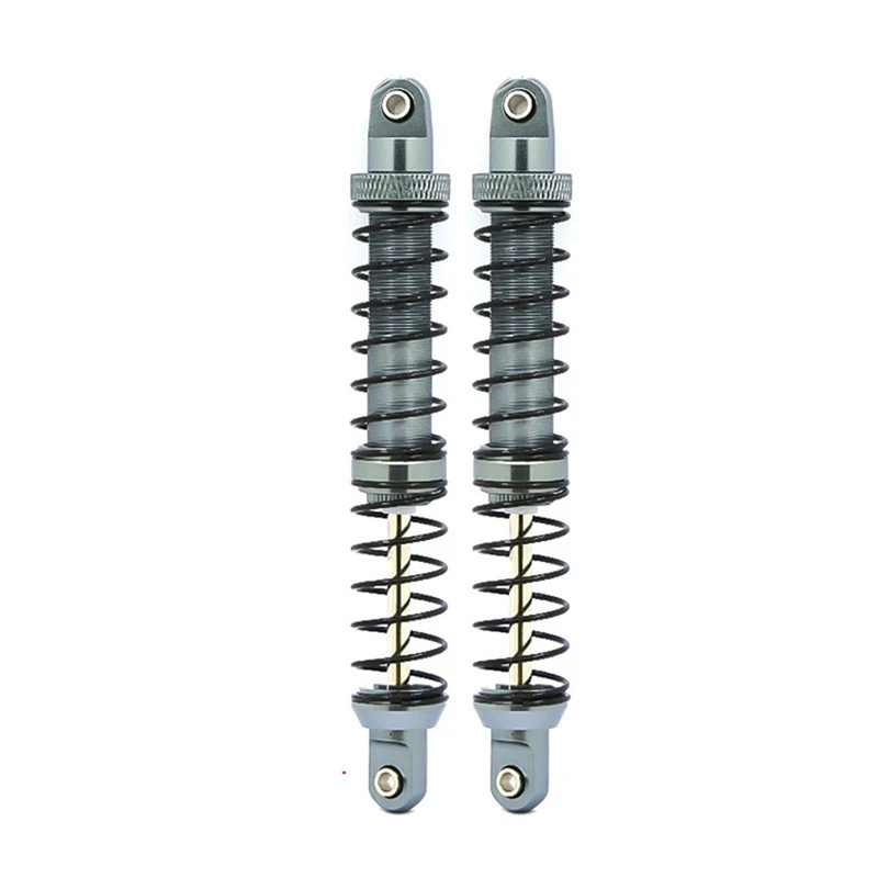 For TRX4 SCX10 90046 1/10 Simulation Of Climbing Car Double-Stage Spring Shock Absorber Metal Oil Shock Absorber