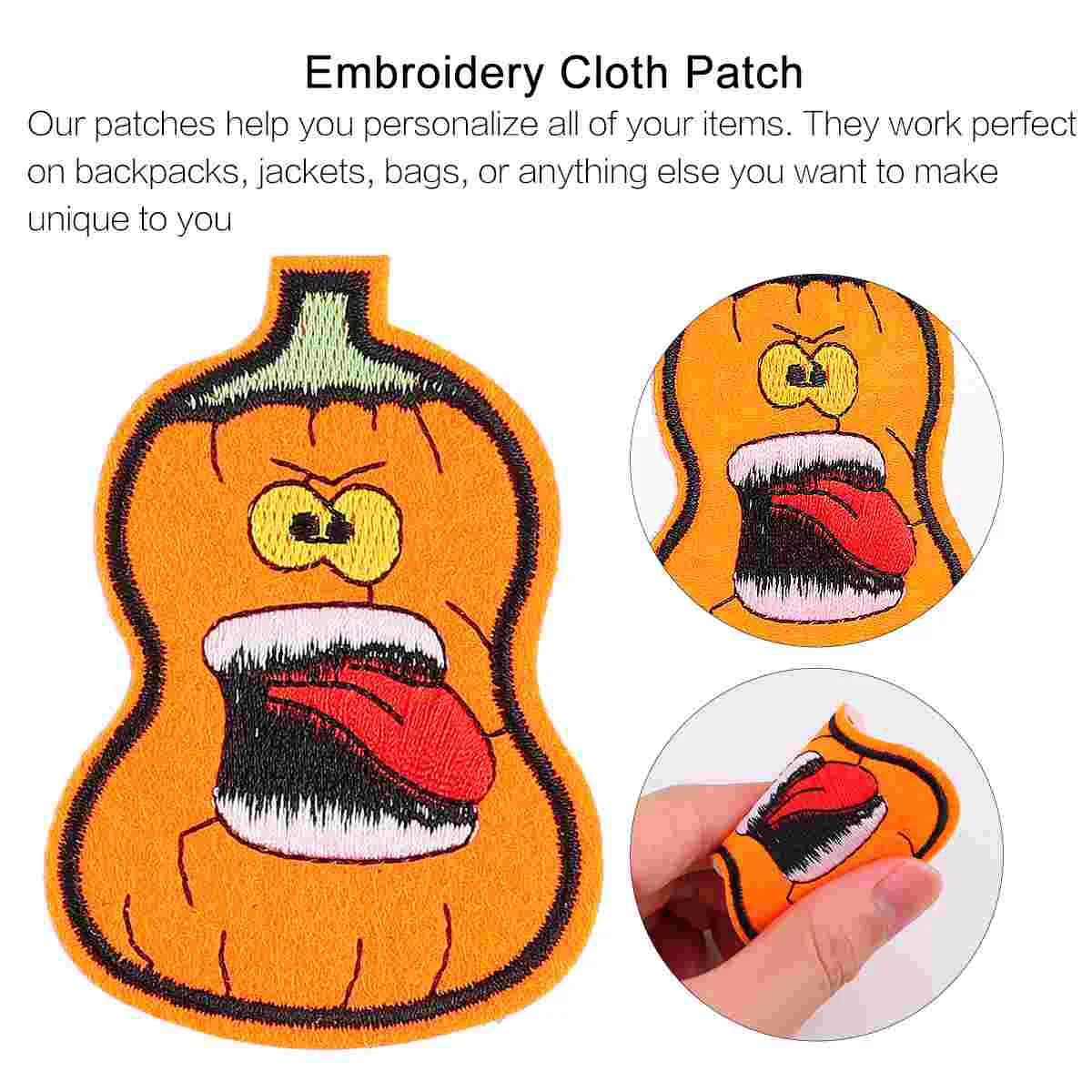 14 Pcs Appliques for Clothes Kids Embroidered Patches Halloween Embroidery Decor