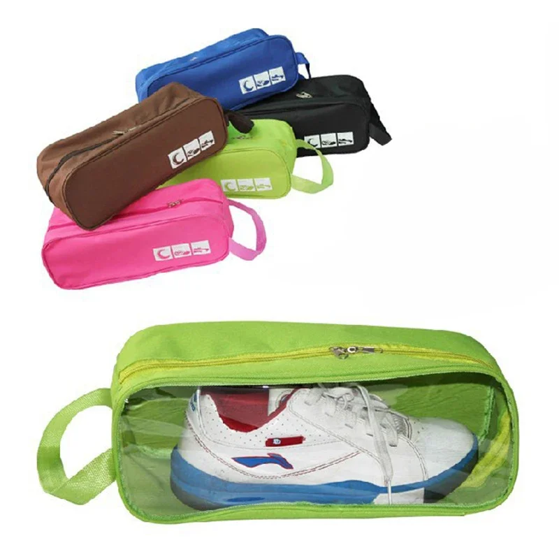 Portable Waterproof Travel Shoes Bag, Breathable Organizer, Gym Training, Yoga, Basketball, Football Shoes,