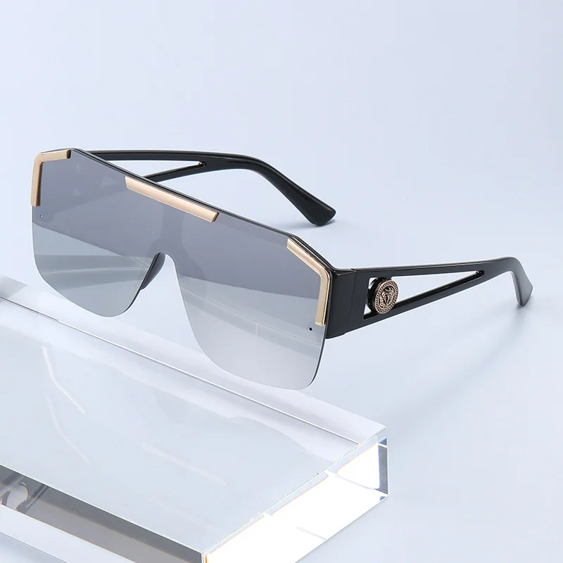 نظارات شمسية مربعة كبيرة الحجم للرجال والنساء، عصرية، للرياضة، القيادة، متدرجة الألوان، Uv400 2023