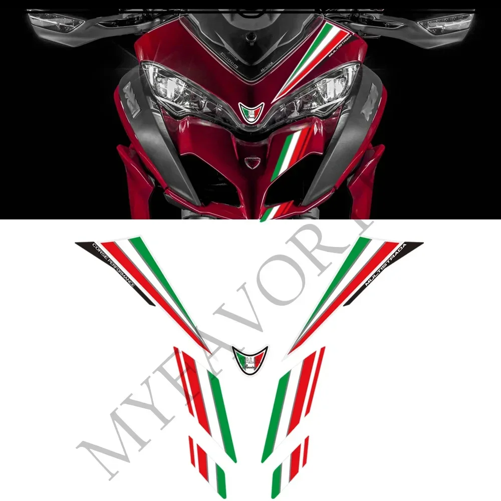 

For Ducati MULTISTRADA 1200 S 1200S Motorcycle Tank Pad Grips Gas Fuel Oil Kit Knee Fairing Fender Protector Stickers