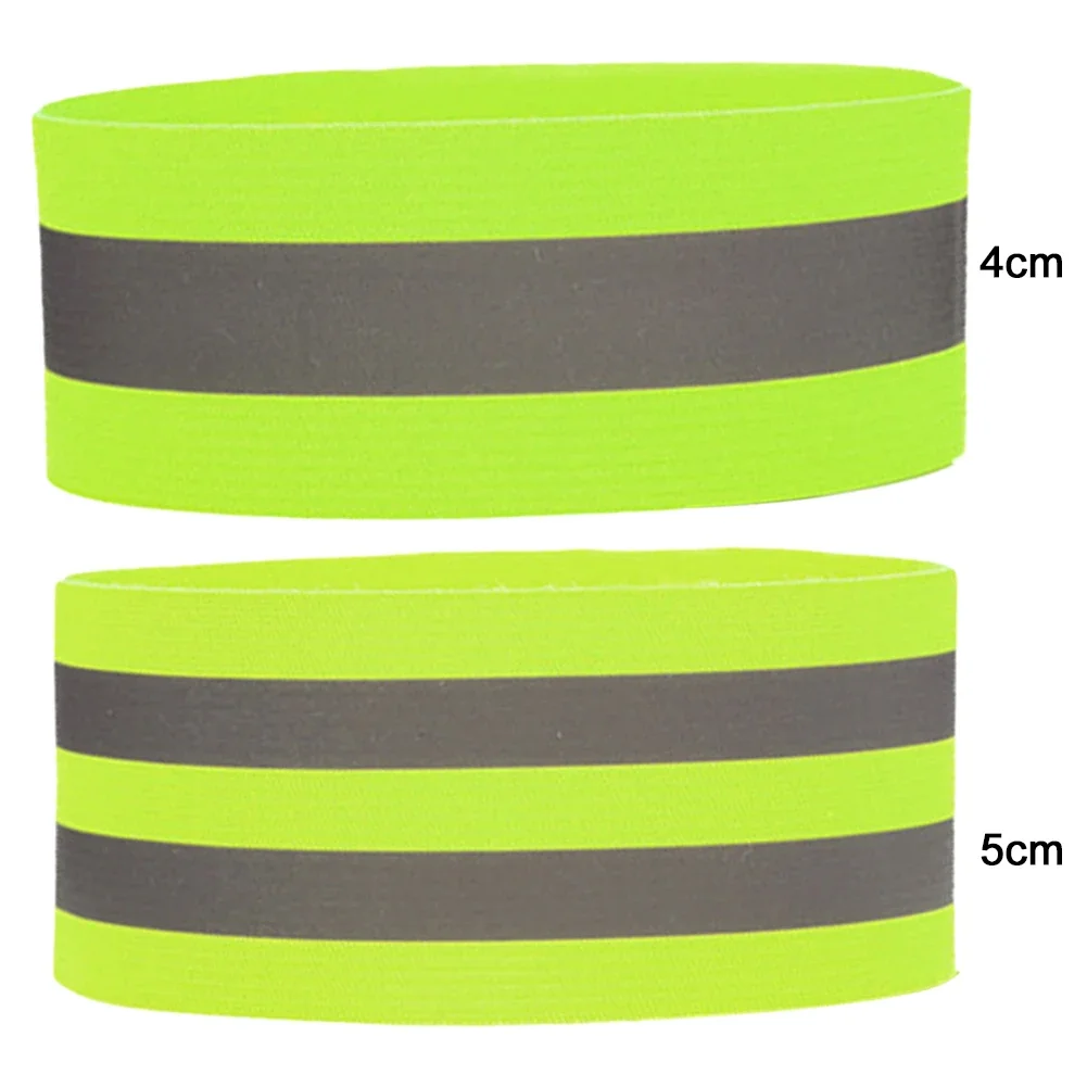 1-5PCSReflective Armband Adjustable Reflective Bracelet Strap High Visibility Safety Reflector for Night Walking Cycling Running