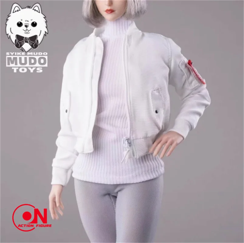 CTC-010 1/6 الطيار سترة الترفيه القطن معطف موضة الملابس نموذج صالح 12 "أنثى الجندي عمل الشكل دمى الجسم #6