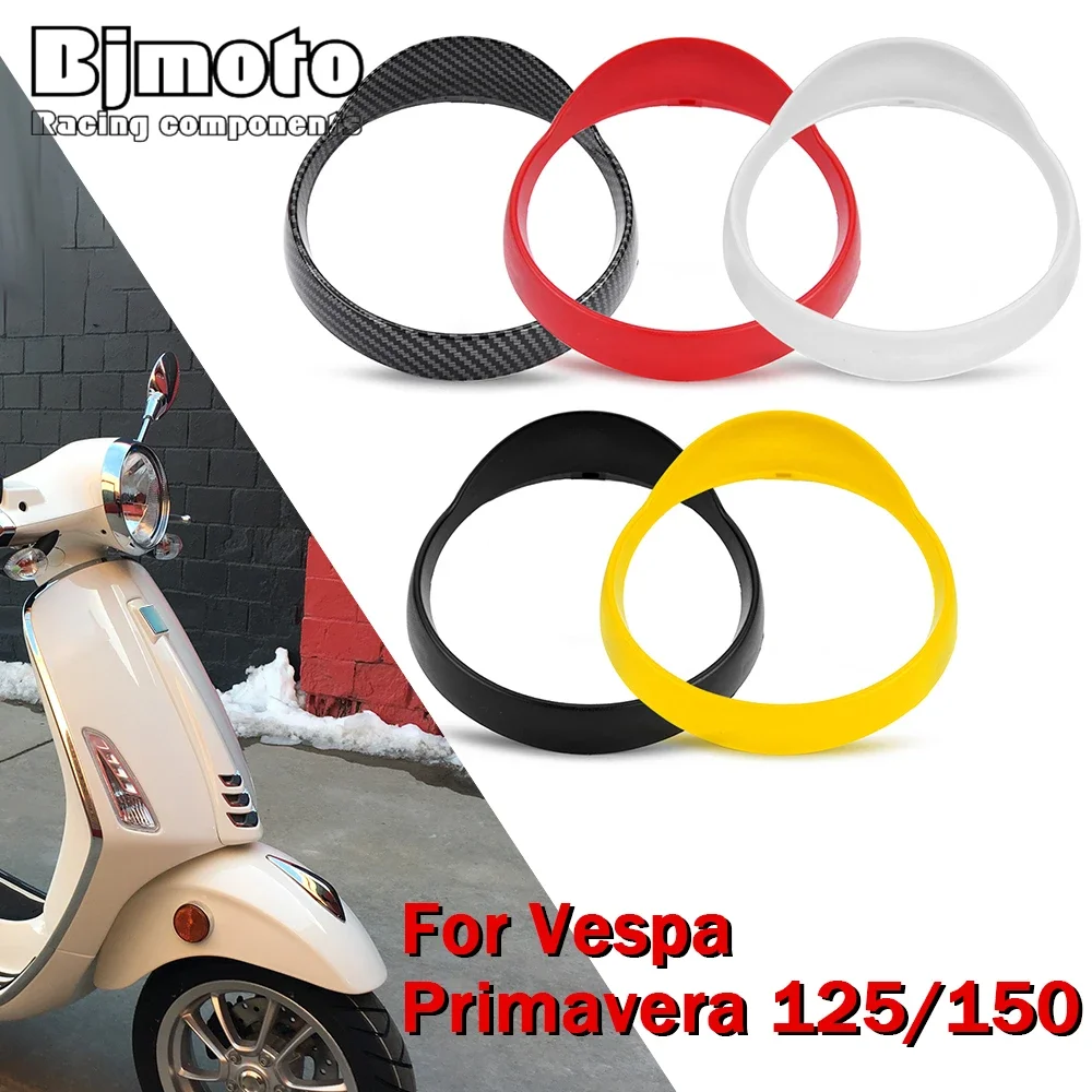 

Motorcycle Headlight Bezel Trim Guard Ring Frame Cover For Vespa primavera spring 125/150